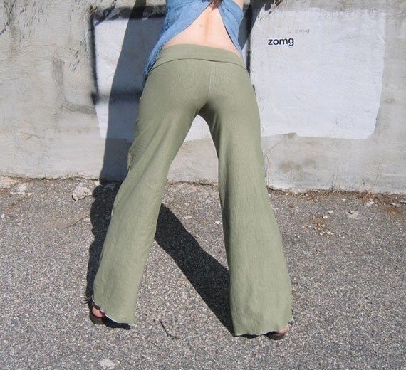 100 percent cotton yoga pants