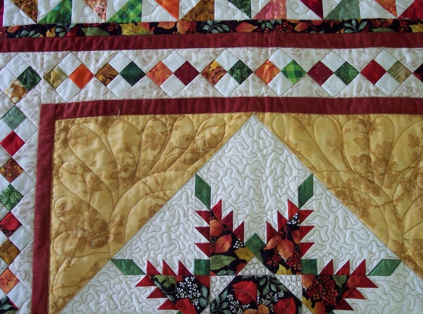 feathered-star-medallion-quilt-handmade-michigan