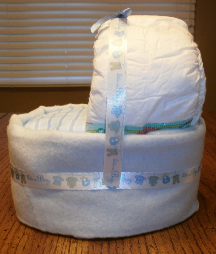 Baby Diaper Cake Handmade Michigan