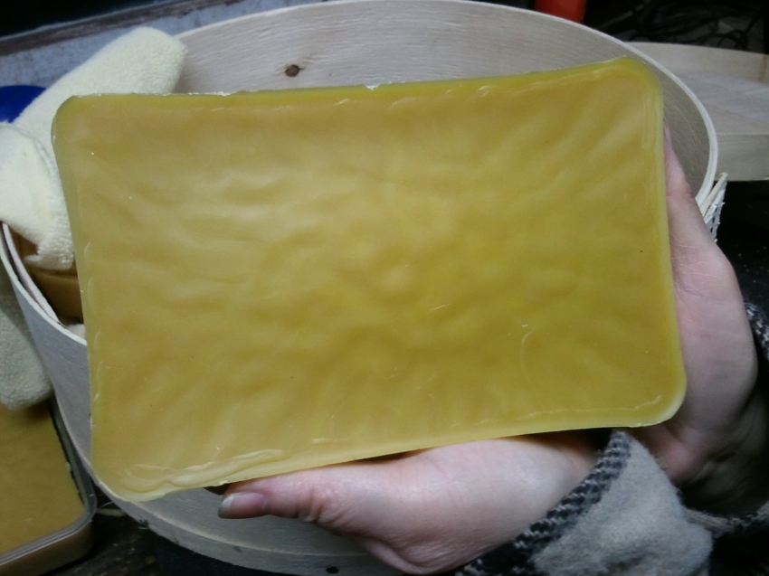 Pure Yellow Beeswax Handmade Michigan