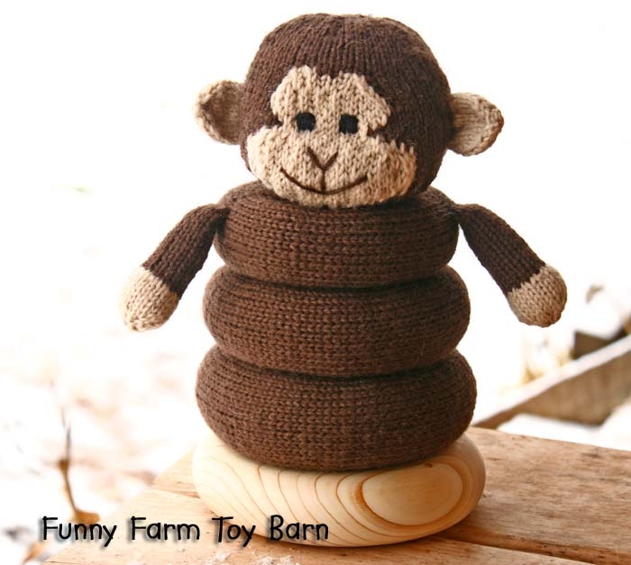 monkey stacking toy