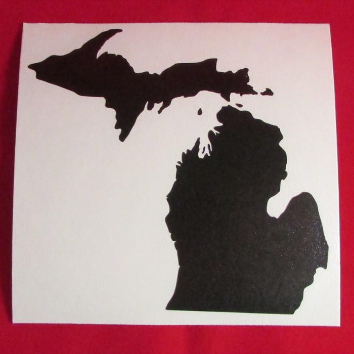 Michigan Vinyl Decal Handmade Michigan