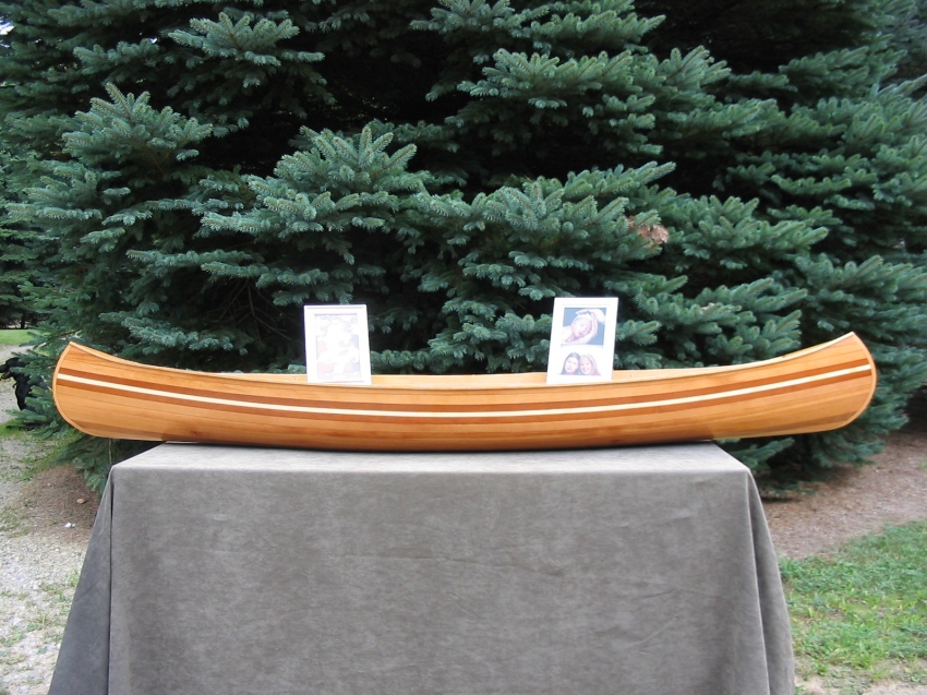 Half Model Canoe Shelf Handmade Michigan