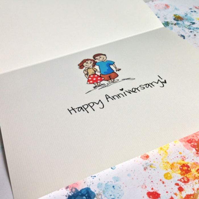 anniversary card handmade michigan