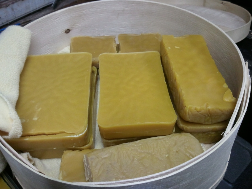 Pure Yellow Beeswax Handmade Michigan