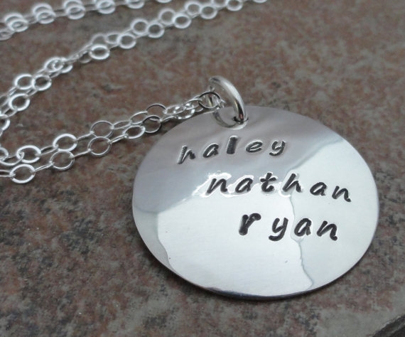 Mommy Necklace - Custom Hand Stamped Necklace | Handmade Michigan