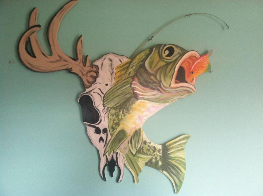 Hand Painted Wood Wall Decor Handmade Michigan